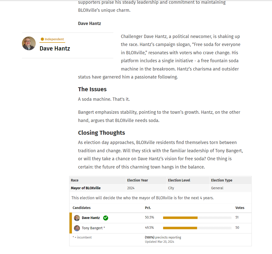 Election Stats: Inline Assets